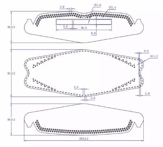 Maschera facciale FFP2 di fabbrica con certificato CE per protezione dalla polvere